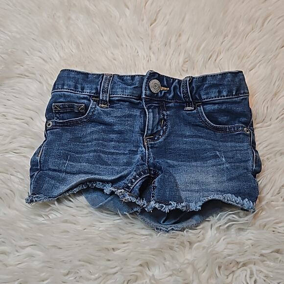 Justice Girls Short Cut Off Jean Shorts - Picture 1 of 3
